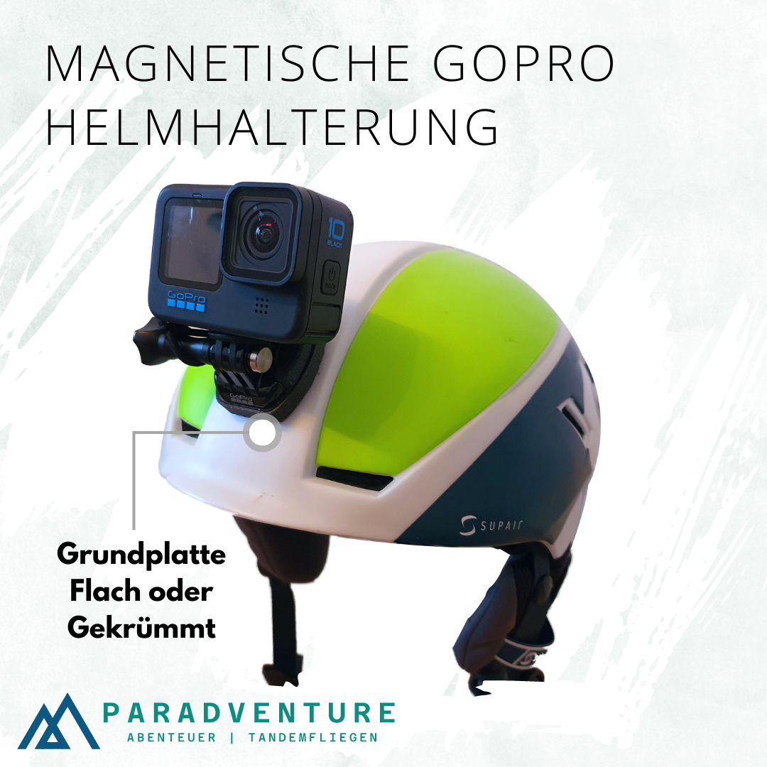 Magnetische GoPro Helmhalterung - Paragliding Adventure